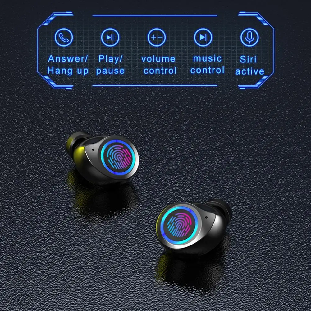 Новинка TW80 наушники Bluetooth беспроводные светодиодный цифровой дисплей TWS