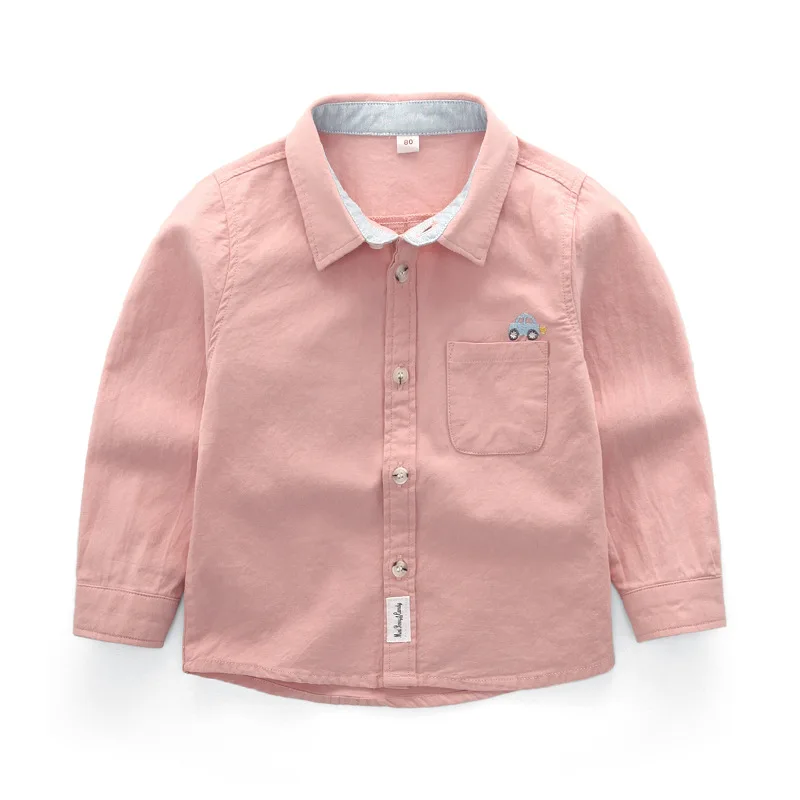 

Childrenswear New Style Korean-style Fashion CHILDREN'S Shirt Casual Chinese Clothing School Uniform Processing Customizable