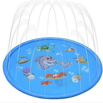 

Summer Outdoor Spray Water Cushion PVC Inflatable Spray Water Toys For Children Play Water Mat Games Beach Lawn Sprinkler Pads