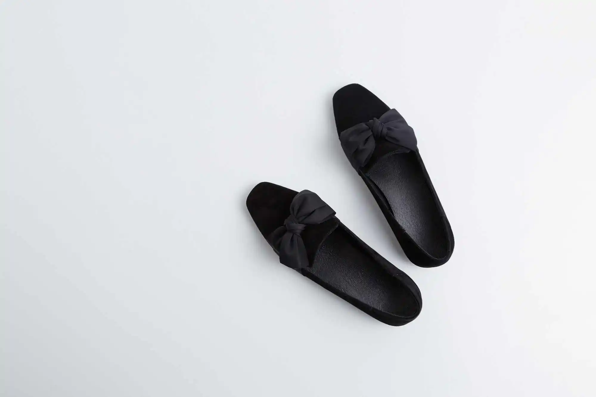 Krazing Pot sheep suede butterfly-knot low heels square toe European daily wear preppy style maiden sunshine gril pumps L67