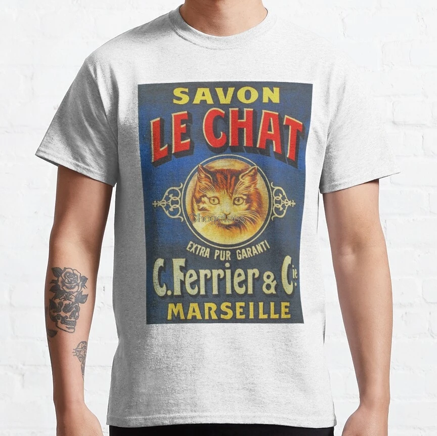 Men t shirt Savon Le Chat Vintage Soap Poster Women t-shirts |