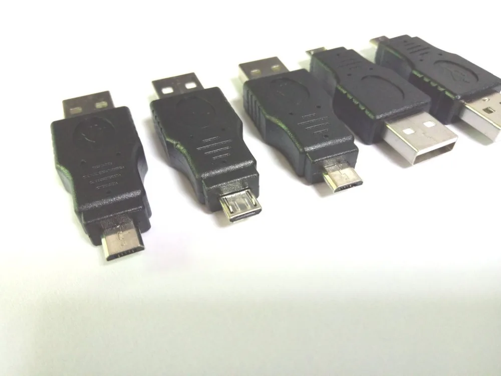 100 шт. в партии USB 2,0 «Папа-папа» выпуклый кабель микро-usb B 5-контактный штекер в комплект поставки входит адаптер
