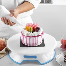 31 см большая вращающаяся тарелка для кекса, подставка для торта, набор вертушек на платформе, вращающиеся инструменты для украшения торта для торта