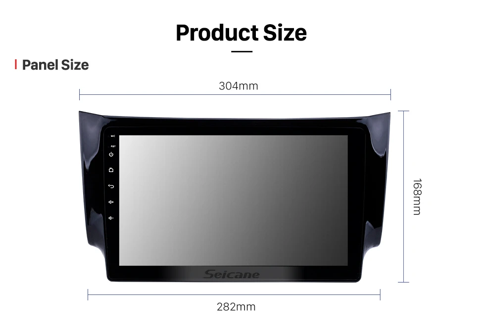 Top Seicane 10.1" Android 8.1 Touch Screen radio Bluetooth GPS Navigation system For 2012-2016 NISSAN SYLPHY Steering Wheel Control 13
