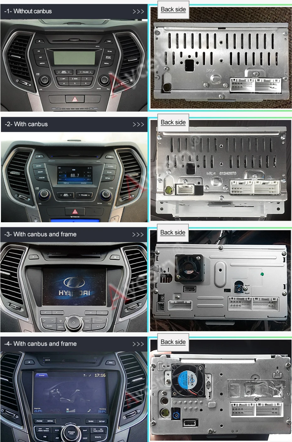 Best 4G+64G 8 CORE 2 Din android 9.0 car dvd player GPS for Hyundai IX45 Santa fe 2013 2014 car radio Multiemdia obd2 dvr DAB IPS DSP 2