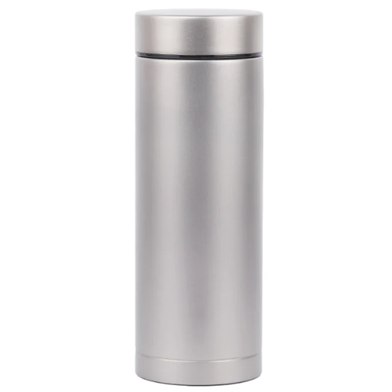 

NEW-Titanium Insulated Double Wall Vacuum Bottle Business Insulation Tea Cup With Filter 400Ml