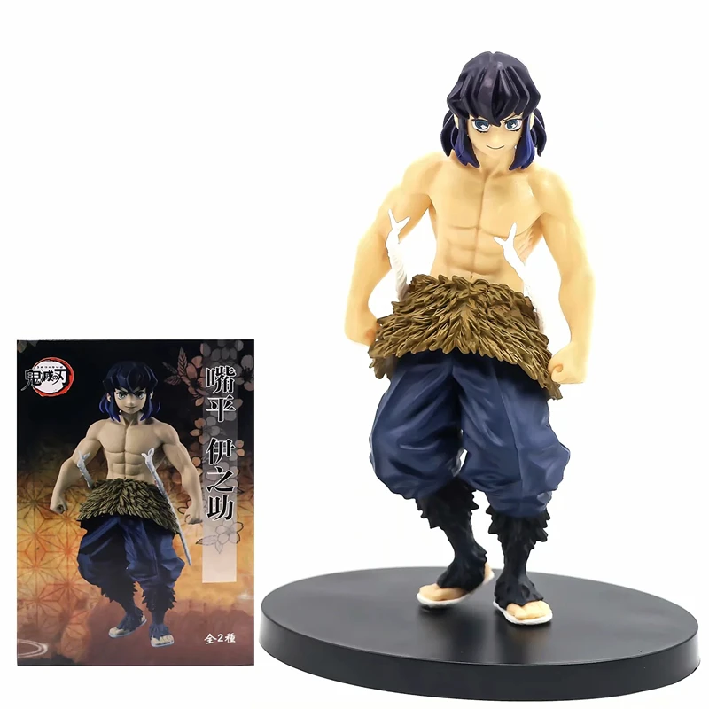 

Anime Demon Slayer Figure Hashibira Inosuke Figur Kimetsu No Yaiba Action Figures PVC Model Toy Inosuke Figurine Doll Gifts