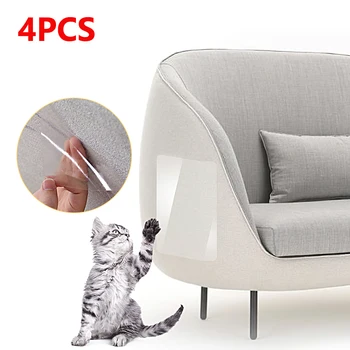 

4pcs Couch Cat Scratch Guards Mat Scraper Cat Tree Scratching Claw Post Protector Sofa For Cats Scratcher Paw Pads Pet Furniture