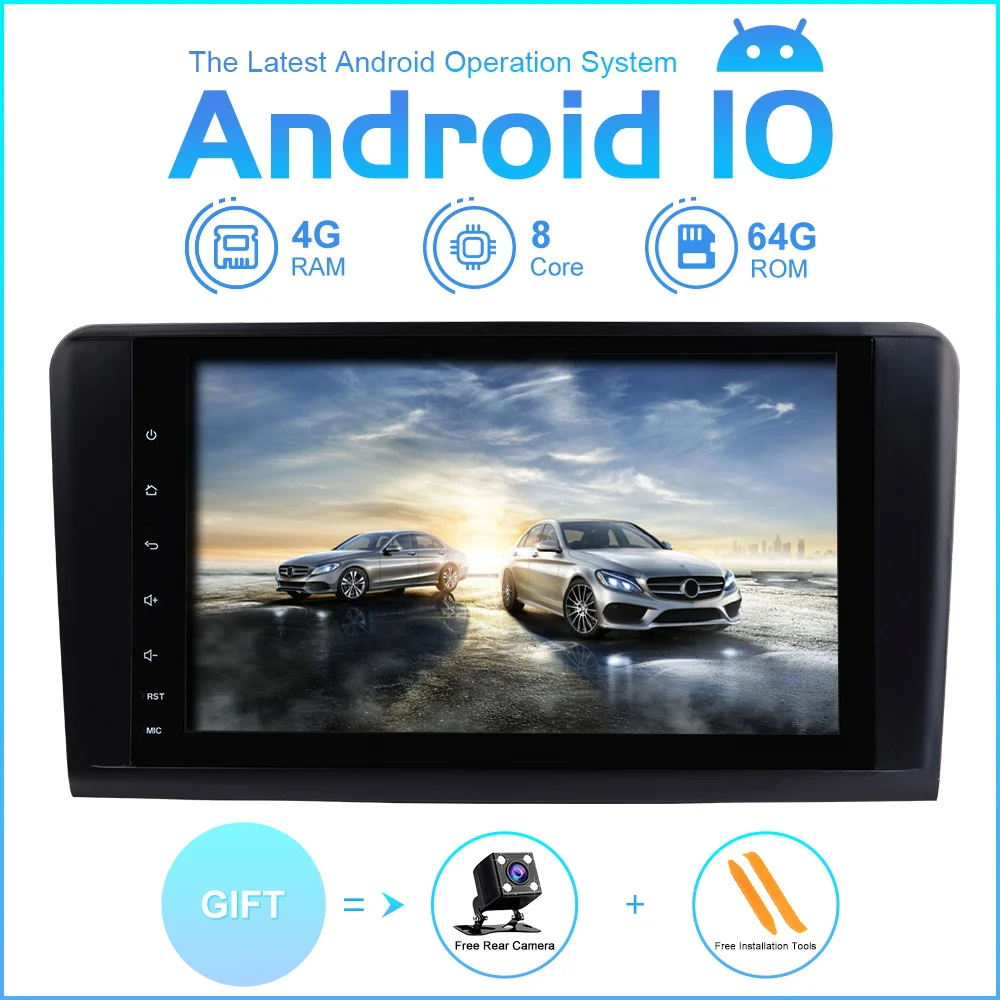 

ZLTOOPAI Car Radio Multimedia Player GPS 2 Din Android 10 For Mercedes-Benz GL ML CLASS W164 X164 ML350 ML450 ML500 GL320 GL450