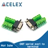 DB9 Male Female Adapter Signals Terminal Module RS232 Serial To Terminal DB9 Connector ► Photo 1/6