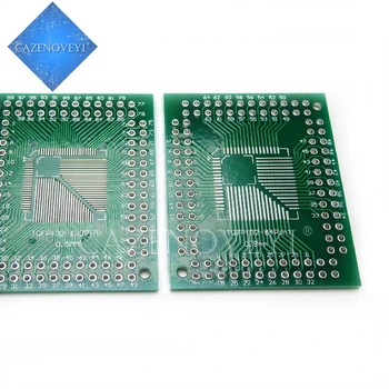 

5pcs/lot FQFP TQFP 32 44 64 80 100 LQFP to DIP Transfer Board DIP Pin Board Pitch Adapter In Stock