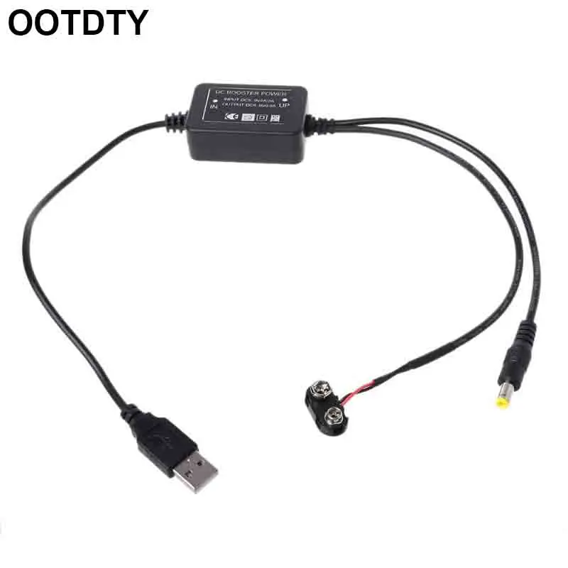 9 в батарея Eliminator USB 5 в Boost до 9 в кабель для мультиметра микрофона роутера