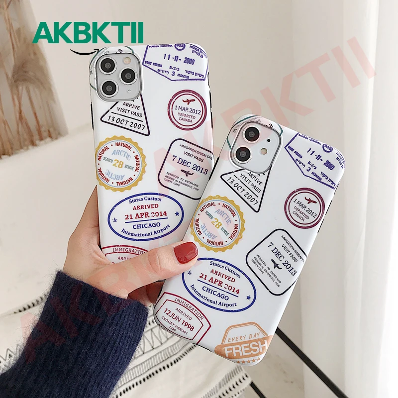 Индивидуальный Дорожный Чехол для телефона с принтом пары Iphone X 11 pro Xs Max Xr 10 8 7 Plus