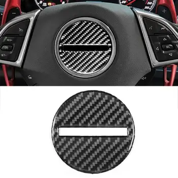 

Car Steering Wheel Sticker Trim Carbon Fiber Fit for Chevrolet Camaro 2017 2018 2019 Steering Wheel Sticker Trim Car Accessories