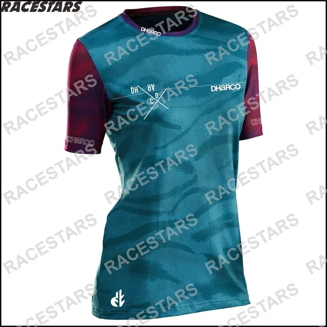 DHARCO Motorcycle Jersey Motocross Gear Women Downhill Jerseys Ladies Mountain Bike MTB Shirts Offroad DH Sportwear Clothing MX 5