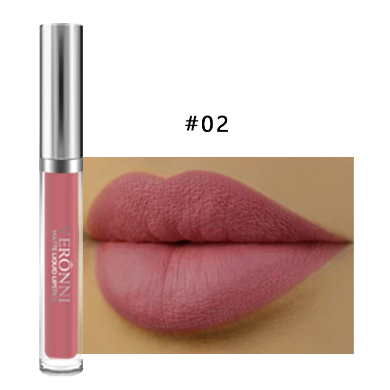 13 Color Lipgloss-02 VERONNI, водостойкий жидкий блеск для губ, матовая металлическая Помада для губ, косметика, сексуальный Batom mate, тинт для губ, стойкий макияж, блеск для губ - Цвет: 13 Color Lipgloss-02