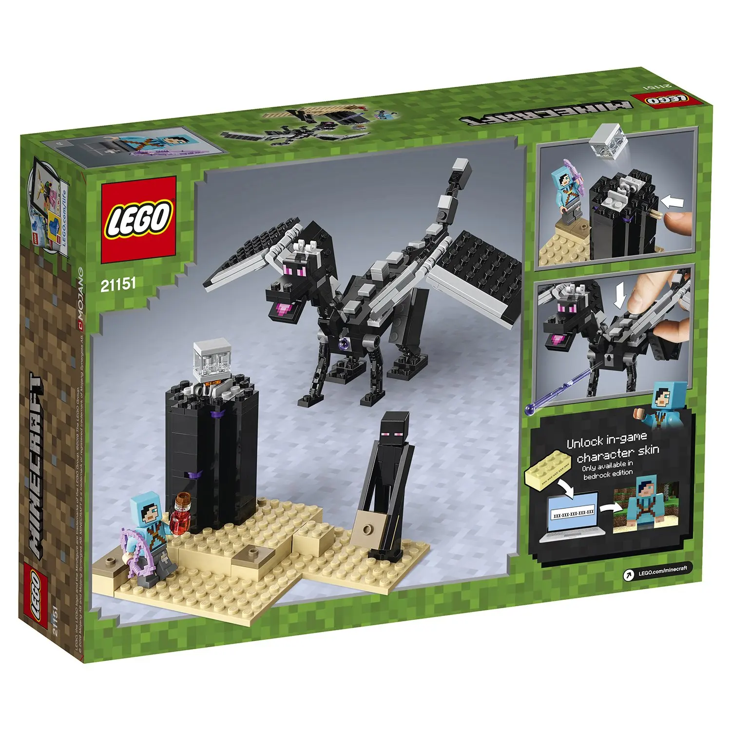 Lego designer Lego Minecraft last battle 21151 Lego designer Lego Minecraft last battle 21151