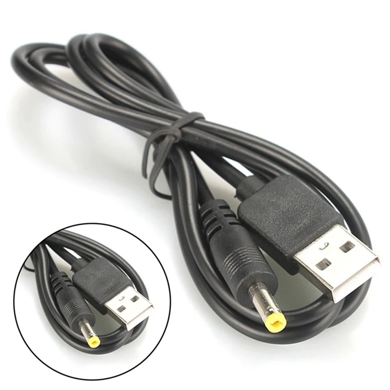 Адаптер питания постоянного тока штекер USB преобразует в 2,5*0,7/3,5*1,35*4,0/1,7*5,5*2,1 мм черный прямоугольный разъем с соединительным кабелем