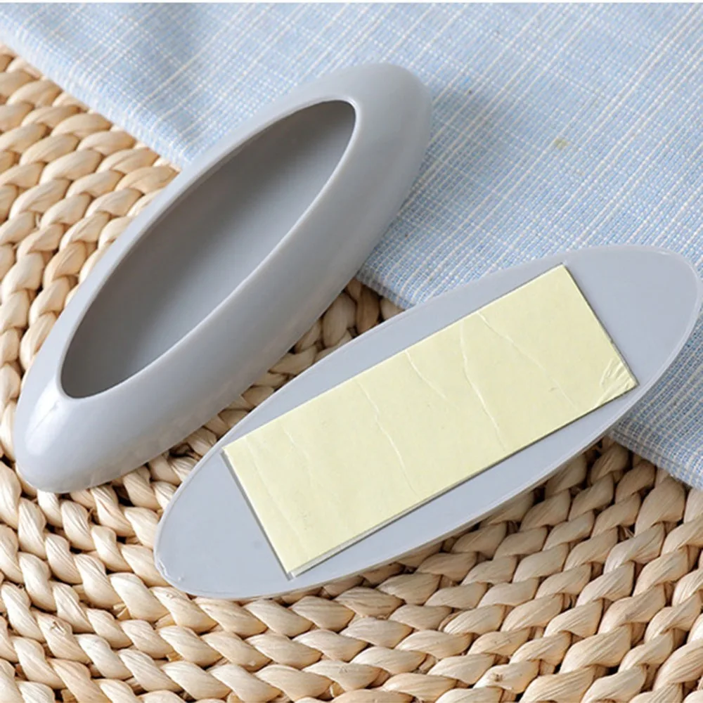 

Self-Adhesive Oval Door Window Handles Helper for Drawer Wardrobe New