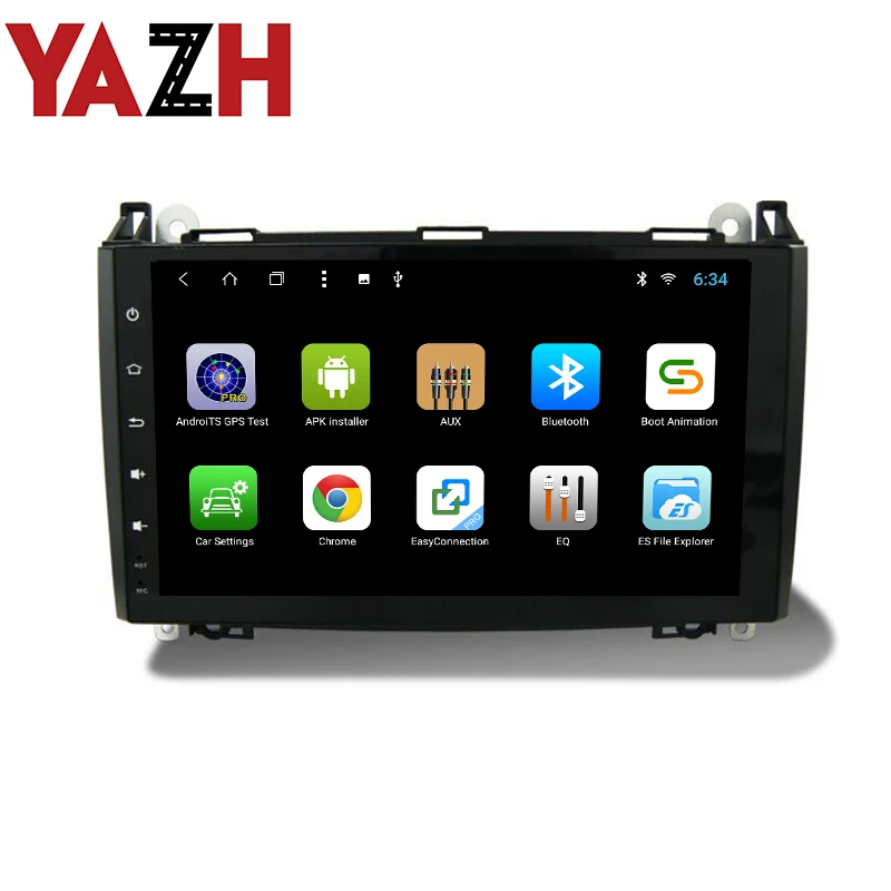 Головное устройство YAZH 2 din для Mercedes B200 W169 W245 с android 9 0 автомобильное стерео fm