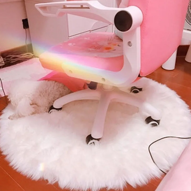 5 цветов мягкий искусственный мех домашний коврик для спальни теплый коврик Украшение 1х