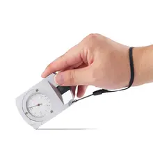 OP003 Профессиональный алюминиевый точный водонепроницаемый открытый компас шкив Карта измерения расстояния