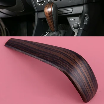 

Gear Shift Knob Head Cover Trim ABS Pine Wood Grain Car Fit For BMW 3 Series E90 E91 E92 E93