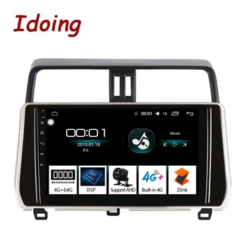 

Idoing 10.2" 4G+64G Car Radio Multimedia Android Video Player Navigation GPS ForToyota LAND CRUISER PRADO 2018 NO 2DIN DVD