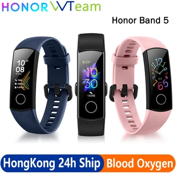

Honor Band 5 Global Version Smart Band AMOLED heart rate fitness sleep swimming sport blood oxygen tracker