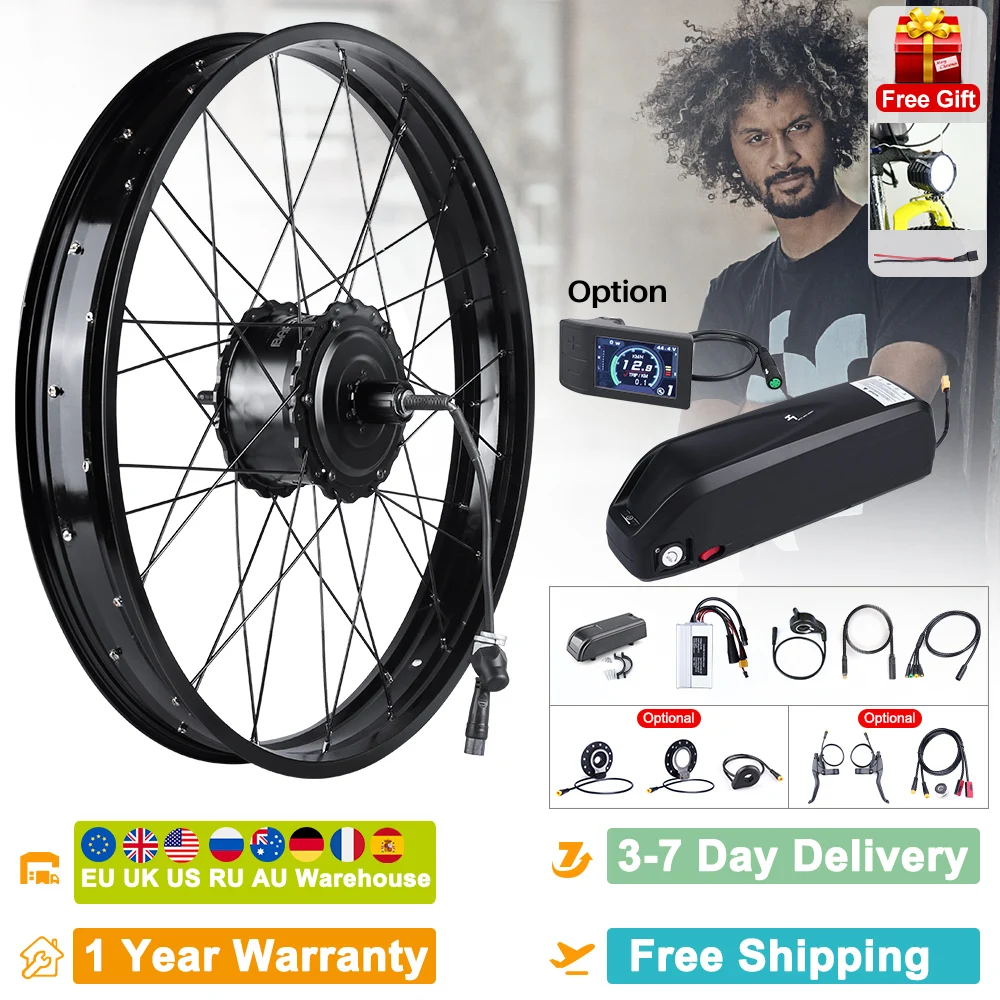 BAFANG 48V 750W Hub Motor Cassette Wheel Fat Bike Electric Bicycle