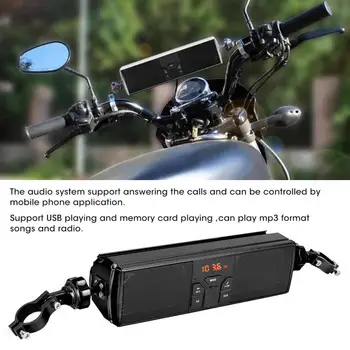 

motorcycle radio Motorcycle Modification Handle Bar Audio System Anti-Side Water-Proof Sound System speaker motorcycle
