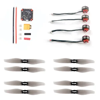 

GHF411AIO F4 Flight Controller 20A ESC EX1204-6500kv 1.5mm 3s Motor w/ Hurricane 3018 Paddle for 3-5" FPV Toothpick Drone
