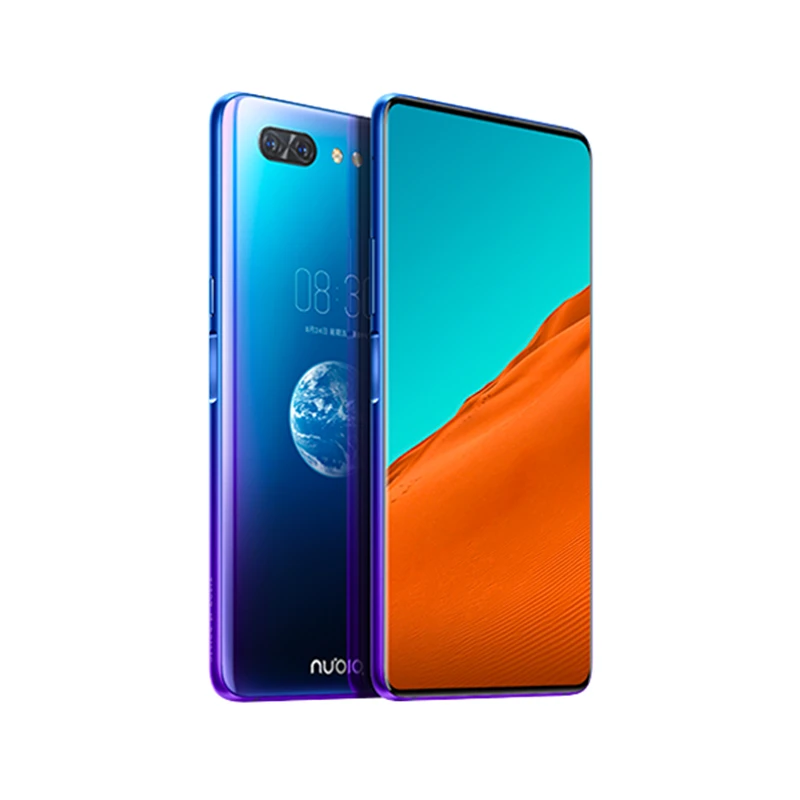 Zte Nubia X мобильного телефона 6 Гб 64 Гб Snapdragon 845 Octa Core 6,26+ 5,1 inch двойной Экран 16+ 24 Мп Камера 3800 мА/ч, отпечаток пальца P