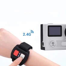 Водонепроницаемый Беспроводной 2,4G спортивная Экшн-камера Камера Радио пульт дистанционного управления спуска затвора для eken H9R H8R H6S H7S H5SP Hero 6/5/4/3