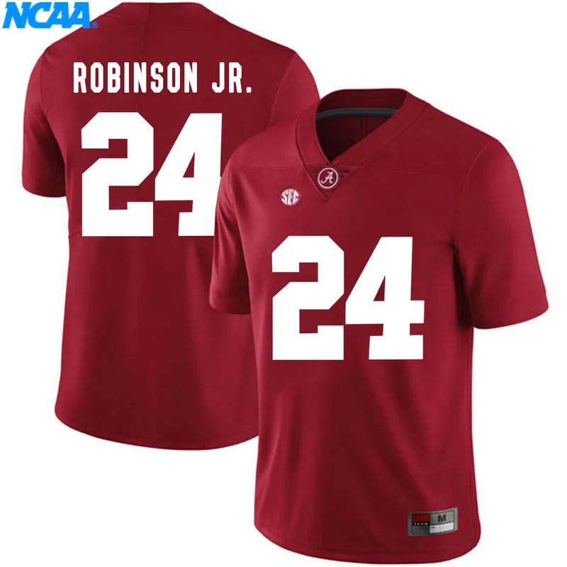 Новое поступление, высокое качество, Alabama Scarbrough#9 Robinson Jr.#24, футболки для колледжа, ограниченная серия, майки, S-XXXL