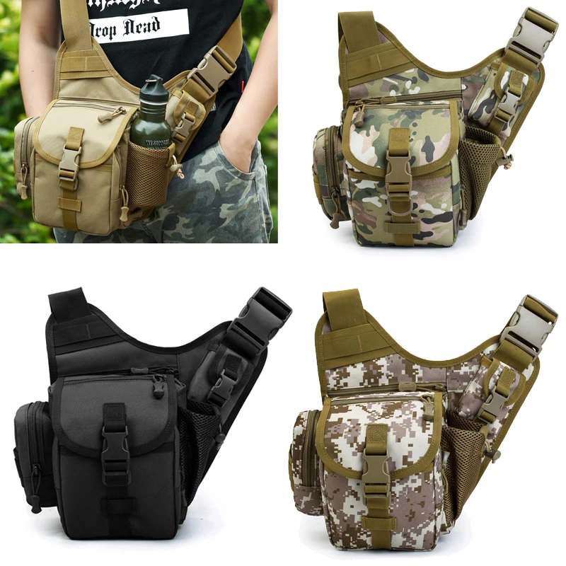 Военная Мужская сумка-мессенджер Тактический Рюкзак MOLLE сумки через плечо многофункциональная профессиональная уличная прочная сумка