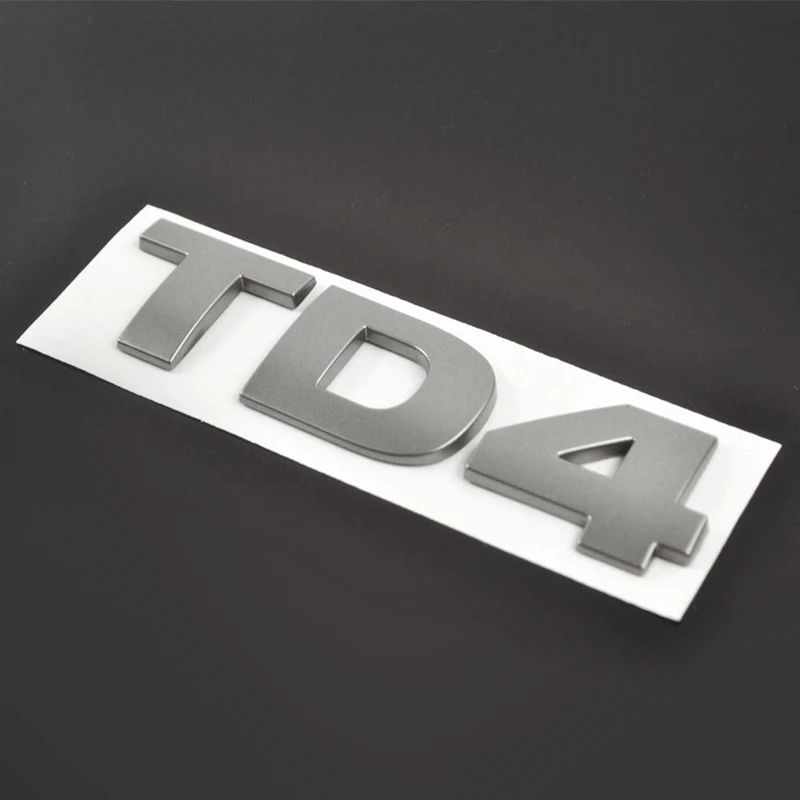 

Car Rear Trunk Badge Emblem Adhesive Sticker ABS Plastic fit for LR2 Freelander HSE TD4 Accessories