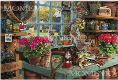 puzzle 1000 pieces Забавный кот Деревянный Пазл 1000 штук для взрослых красивая картина головоломка игрушки подростковые образовательные головоломки для малышей игрушки хорошие подарки - Цвет: puzzle 1000 pieces