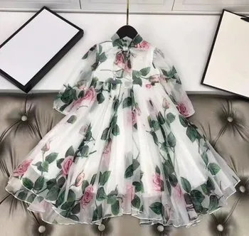 

2020 new Girl Princess Dress Summer Kid Girls Dresses Children Party Butterfly kids Clothing