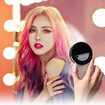 

New Arrive USB Charging Selfie Makeup Ring Led Phone Night Darkness Light Beauty Tool for All Cell Phone