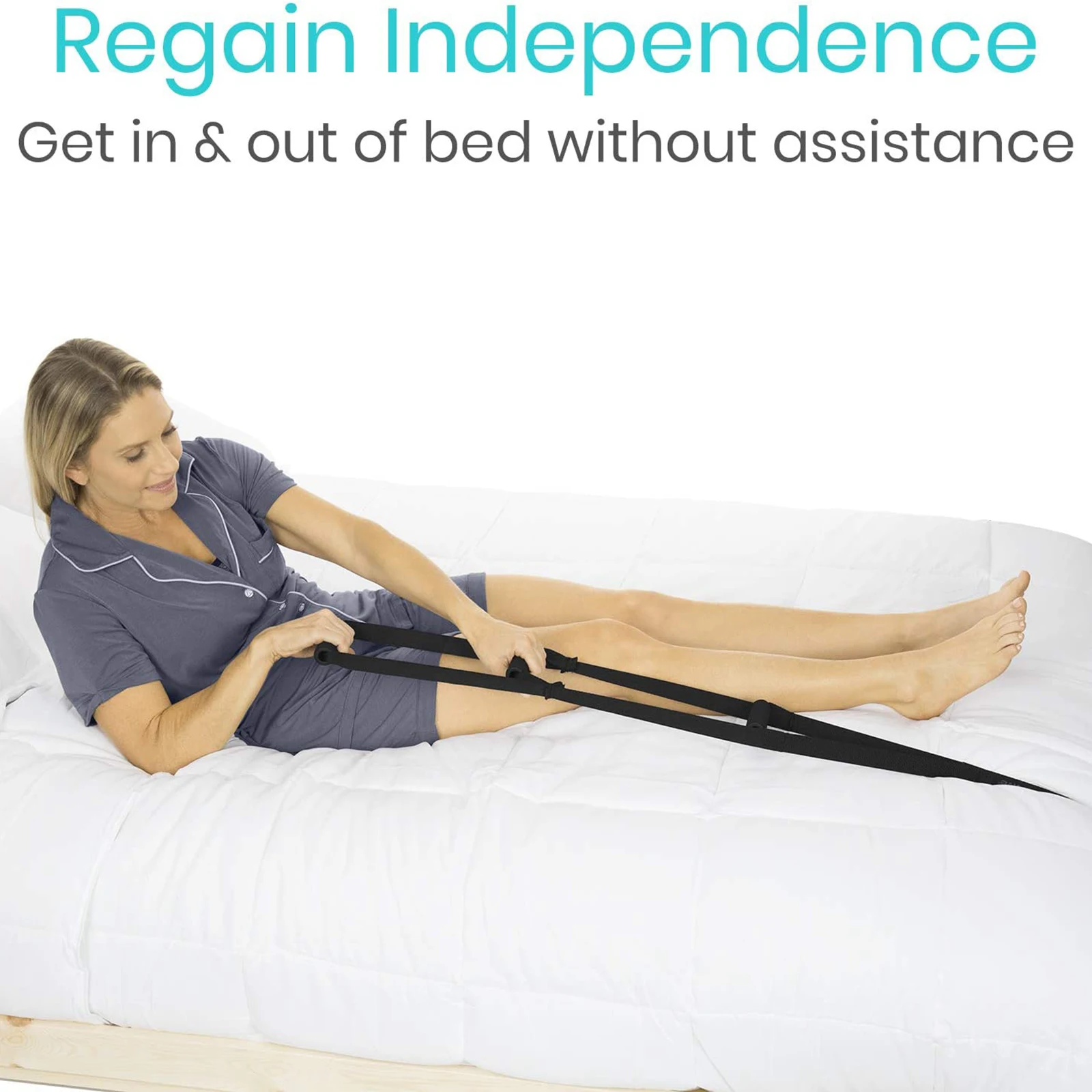 1pcs Bed Ladder Sit Up Assist Device Bed Support Rope Ladder Pull Up Strap for Elderly Senior Pregnant Recovery Injury Patient