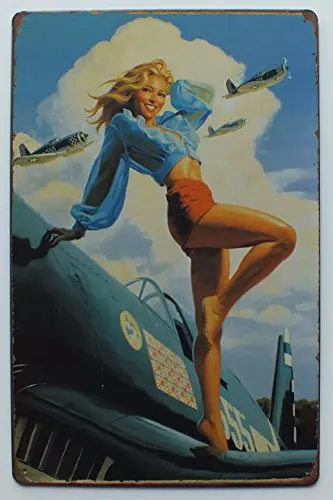 126 Blonde Girl Оловянная металлическая табличка для бара винтажная Ретро Настенная Декорация Плакат домашний клуб таверна дверь настенная металлическая живопись жестяная вывеска Настенный декор - Цвет: 126 Blonde Girl