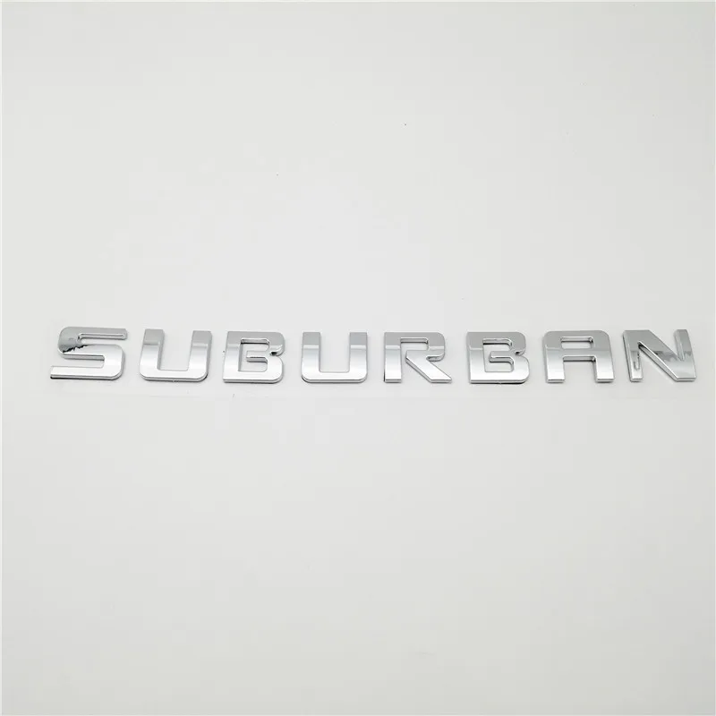 Forten kingdom 1 шт. слово Suburban багажник автомобиля ABS Хром Пользовательские 3D письмо имя значок в форме пластины эмблема стикер