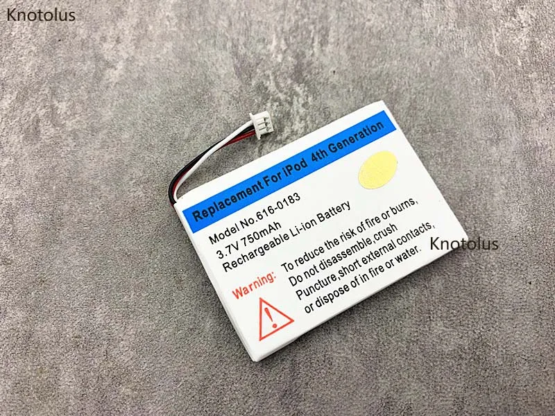 3 7 V 750mAh литий-ионный внутренний аккумулятор замена для ipod 4-го поколения |