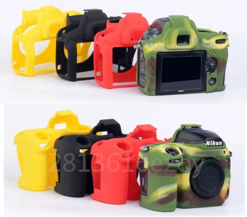 Силиконовая кожа брони чехол DSLR камера корпус протектор видео сумка для Nikon D810