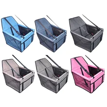 Pet Чехол для на автомобильное сиденье для перевозки собак Водонепроницаемый собака автовоз безопасный собака автомобильное кресло, корзина, кошка собака щенок Дорожная сумка для хранения коробка сетки, подвешиваемые сумки