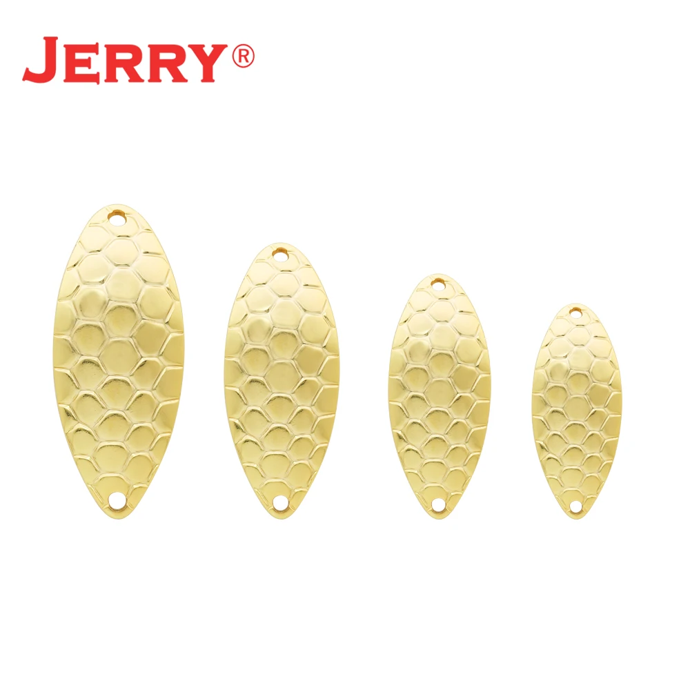 Jerry Unpainted Fishing Spoons Blank Body Metal Lures Armor Lake Area Trout  Pike Brass Blinkers Spinner Pesca