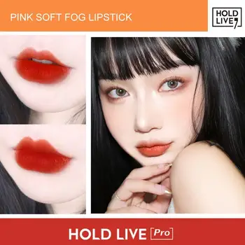 

Hold Live Velvet Matte Lipstick Nude Pink Soft Fog Peach Lip Lipstick Makeup Long Set Beauty Lasting Waterproof Matte Red S E5S2