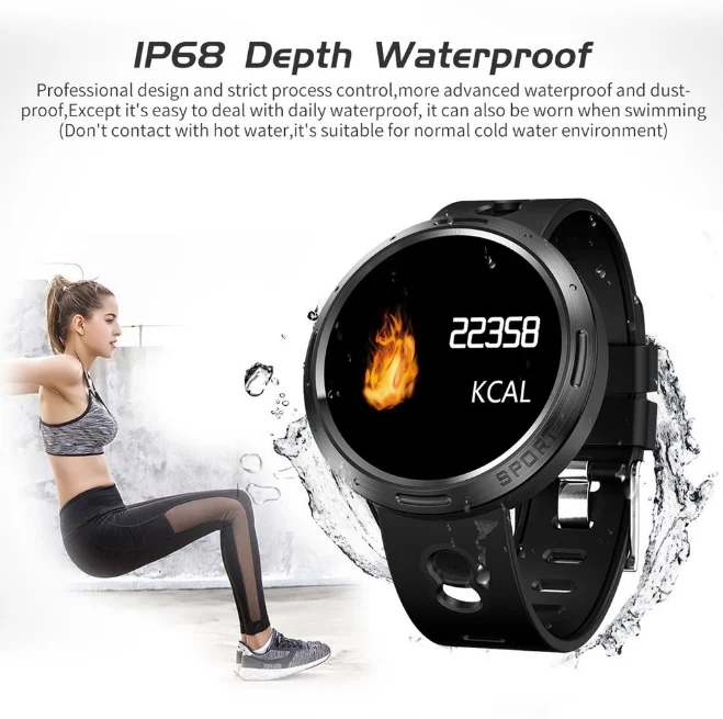 M58 Men SmartWatch Waterproof Smart Watch Ip68 Fitness Bracelet Heart Rate Monitor Watches For Women Color Screen Smart Band