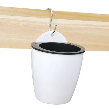 

3Pcs Cotton Rope Automatic Water Absorption Flower Pot Wall Hanging Lazy Flowerpot Hydroponics Plant Round Container Garden Plan